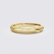 MODERN HALF ROUND WEDDING BAND 3.0MM