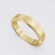 MODERN FLAT WEDDING BAND 4.0MM