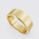 MODERN FLAT WEDDING BAND 7.0MM