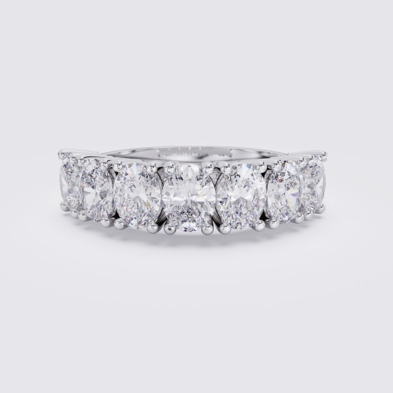 CLASSIC OVAL ETERNITY BAND 1.40CT