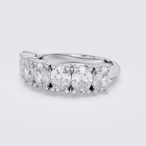 CLASSIC OVAL ETERNITY BAND 1.40CT