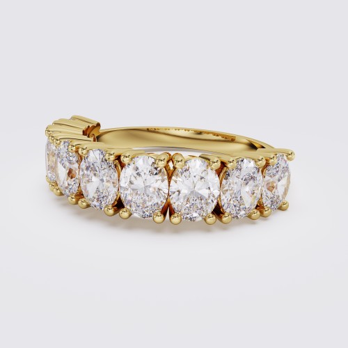 CLASSIC OVAL ETERNITY BAND 1.80CT