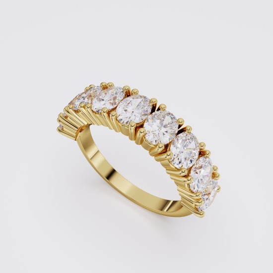 CLASSIC OVAL ETERNITY BAND 1.80CT