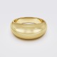 MODERN WIDE DOME RING