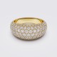 MODERN DOME DIAMOND PAVE RING 1.90ct