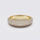 MODERN DOME DIAMOND PAVE RING 1.00ct