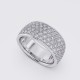 MODERN WIDE FULL PAVE DIAMOND BAND