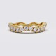 MODERN WAVE DIAMOND ETERNITY BAND 0.74ct