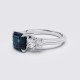 MODERN SQUARE CUT FIVE STONE RING