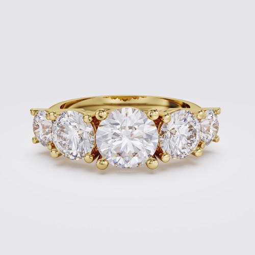 CLASSIC GRADUATED FIVE STONE 2.20CT