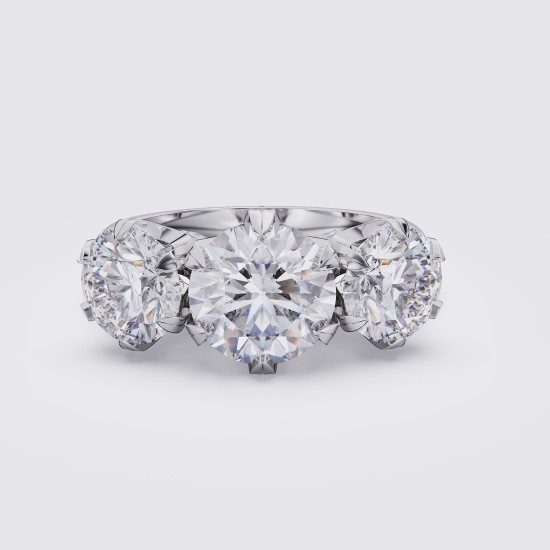 CLASSIC DIAMOND THREE STONE 2.20CT