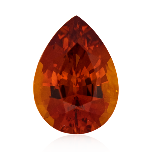 2.58 ct Vivid Orange Sapphire