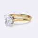 ROUND BAND CLASSIC CUSHION SOLITAIRE