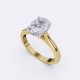 ROUND BAND CLASSIC OVAL SOLITAIRE