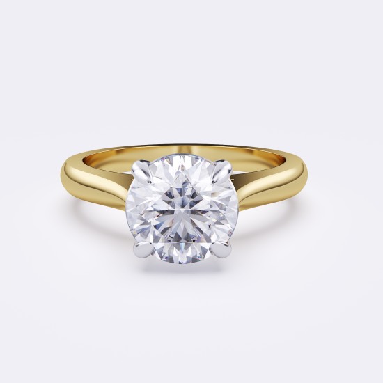 ROUND BAND CLASSIC FOUR CLAW ROUND SOLITAIRE