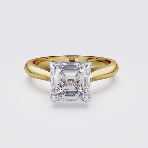 KNIFE-EDGE CLASSIC ASSCHER SOLITAIRE