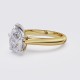 KNIFE-EDGE CLASSIC PEAR SOLITAIRE