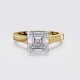 SQUARE-EDGE CLASSIC ASSCHER SOLITAIRE