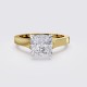 SQUARE-EDGE CLASSIC CUSHION SOLITAIRE