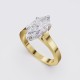 SQUARE-EDGE CLASSIC MARQUISE SOLITAIRE