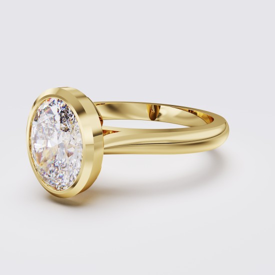 RUBOVER OVAL SOLITAIRE